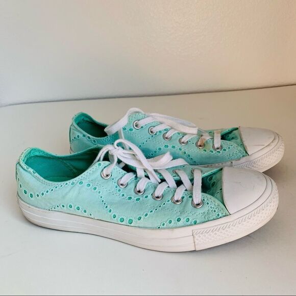 Converse Mint Eyelet Sneakers‎ - Picture 3 of 7